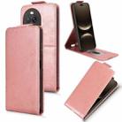 For Huawei nova 14 Pro Magnetic Vertical Flip Leather Phone Case with Buckle(Rose Gold) - 1
