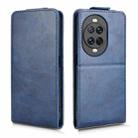 For Huawei nova 14 Ultra Magnetic Vertical Flip Leather Phone Case with Buckle(Blue) - 2