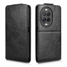 For Huawei nova 14 Magnetic Vertical Flip Leather Phone Case with Buckle(Black) - 2