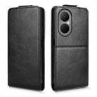 For Huawei nova Y73 / Enjoy 80 Magnetic Vertical Flip Leather Phone Case with Buckle(Black) - 2