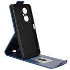 For Huawei nova Y73 / Enjoy 80 Magnetic Vertical Flip Leather Phone Case with Buckle(Blue) - 3