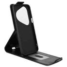 For Huawei Pura 80 Pro 5G Magnetic Vertical Flip Leather Phone Case with Buckle(Black) - 3