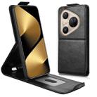 For Huawei Pura 80 Ultra 5G Magnetic Vertical Flip Leather Phone Case with Buckle(Black) - 3