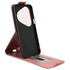 For Huawei Pura 80 Ultra 5G Magnetic Vertical Flip Leather Phone Case with Buckle(Rose Gold) - 3