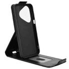 For Huawei Pura 80 5G Magnetic Vertical Flip Leather Phone Case with Buckle(Black) - 3