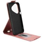 For Huawei Pura 80 5G Magnetic Vertical Flip Leather Phone Case with Buckle(Rose Gold) - 3