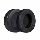 2pcs Sponge Earmuffs Replacement Earpads For ATH-A900X, Style:Black Lambskin+Microfiber - 1