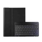 For Xiaomi Redmi Pad 2 2025 A0N15 Ultra-thin Detachable Bluetooth Keyboard Leather Tablet Case(Black) - 1