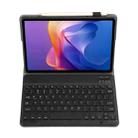 For Xiaomi Redmi Pad 2 2025 A0N15 Ultra-thin Detachable Bluetooth Keyboard Leather Tablet Case(Black) - 2