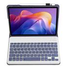 For Xiaomi Redmi Pad 2 2025 A0N15 Ultra-thin Detachable Bluetooth Keyboard Leather Tablet Case(Lavender White) - 2