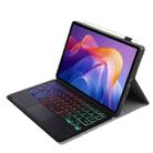 For Xiaomi Redmi Pad 2 2025 A0N15-AS Ultra-thin Detachable Backlight Bluetooth Keyboard Leather Tablet Case with Touchpad(Black) - 3
