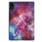For Xiaomi Redmi Pad 2 Custer Painted 3-Fold Stand Leather Smart Tablet Case(Milky Way) - 3