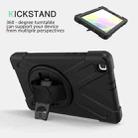 For Samsung Tab A 8.0(2019) T290 / T295 Shockproof Colorful Silicone + PC Protective Case with Holder & Hand Grip Strap(Black) - 3