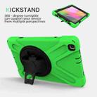 For Samsung Tab A 8.0(2019) T290 / T295 Shockproof Colorful Silicone + PC Protective Case with Holder & Hand Grip Strap(Green) - 3