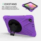 For Samsung Tab A 8.0(2019) T290 / T295 Shockproof Colorful Silicone + PC Protective Case with Holder & Hand Grip Strap(Purple) - 3
