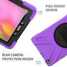 For Samsung Tab A 8.0(2019) T290 / T295 Shockproof Colorful Silicone + PC Protective Case with Holder & Hand Grip Strap(Purple) - 4