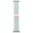 For Apple Watch 46mm / 49mm / 45mm / 44mm Magnetic Buckle Breathable Knitted Nylon Watch Band(Light Mint) - 3
