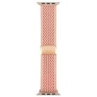 For Apple Watch 46mm / 49mm / 45mm / 44mm Magnetic Buckle Breathable Knitted Nylon Watch Band(Dark Pink Sand) - 3