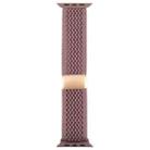 For Apple Watch 46mm / 49mm / 45mm / 44mm Magnetic Buckle Breathable Knitted Nylon Watch Band(Dark Purple) - 3