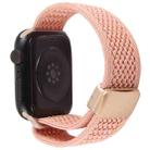 For Apple Watch 42mm / 41mm / 40mm / 38mm Magnetic Buckle Breathable Knitted Nylon Watch Band(Dull Pink) - 2