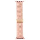 For Apple Watch 42mm / 41mm / 40mm / 38mm Magnetic Buckle Breathable Knitted Nylon Watch Band(Dull Pink) - 3