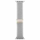 For Apple Watch 42mm / 41mm / 40mm / 38mm Magnetic Buckle Breathable Knitted Nylon Watch Band(Pearl White) - 3
