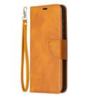 For Samsung Galaxy S20 FE 5G / S20 Lite Lambskin Texture Pure Color Horizontal Flip PU Leather Case with Holder & Card Slots & Wallet & Lanyard(Yellow) - 2