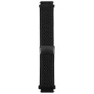 20mm Magnetic Buckle Breathable Knitted Nylon Watch Band(Black) - 2