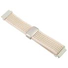 20mm Magnetic Buckle Breathable Knitted Nylon Watch Band(Starlight) - 3