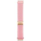 20mm Magnetic Buckle Breathable Knitted Nylon Watch Band(Bright Pink) - 2