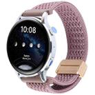 22mm Magnetic Buckle Breathable Knitted Nylon Watch Band(Smoky Purple) - 1