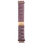 22mm Magnetic Buckle Breathable Knitted Nylon Watch Band(Smoky Purple) - 2