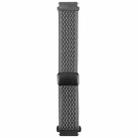 22mm Magnetic Buckle Breathable Knitted Nylon Watch Band(Olive Green) - 2