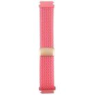 22mm Magnetic Buckle Breathable Knitted Nylon Watch Band(Pink) - 2