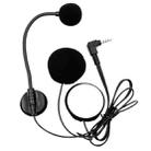 Motorcycle Half Helmet Intercom Headset Microphone(Black) - 2