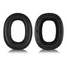 2pcs Sponge Earmuffs Replacement Earpads For B&W Px7 S2 / Px8, Model:Black Protein Leather - 2