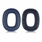 2pcs Sponge Earmuffs Replacement Earpads For B&W Px7 S2 / Px8, Model:Blue Protein Leather - 2
