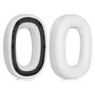 2pcs Sponge Earmuffs Replacement Earpads For B&W Px7 S2 / Px8, Model:White Protein Leather - 2
