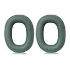 2pcs Sponge Earmuffs Replacement Earpads For B&W Px7 S2 / Px8, Model:Green Protein Leather - 1