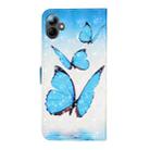 For Samsung Galaxy A07 5G Oil Embossed 3D Drawing Leather Phone Case(3 Butterflies) - 3
