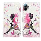 For Samsung Galaxy A07 5G Oil Embossed 3D Drawing Leather Phone Case(Flower Fairy) - 1