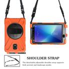 For Samsung Galaxy Tab Active 2 8.0 T390/T395/T397 Shockproof Colorful Silicone + PC Protective Case with Holder & Hand Grip Strap & Pen Slot(Orange) - 3