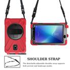 For Samsung Galaxy Tab Active 2 8.0 T390/T395/T397 Shockproof Colorful Silicone + PC Protective Case with Holder & Hand Grip Strap & Pen Slot(Red) - 3