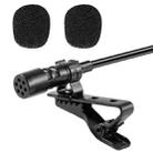 USB Interface Lavalier Microphone for Laptop Live Conference Recording, Length:2m - 3