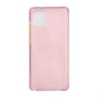 For Samsung Galaxy A81 Color Button Translucent Frosted TPU Four-corner Airbag Shockproof Case(Pink) - 1