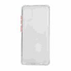 For Samsung Galaxy A81 Color Button Translucent Frosted TPU Four-corner Airbag Shockproof Case(White) - 1