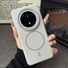 For Huawei Mate 70 Pro / 70 Pro+ Thin Circle MagSafe Litchi Grain TPU Phone Case(Titanium Gray) - 2