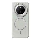 For Huawei Mate 70 Thin Circle MagSafe Litchi Grain TPU Phone Case(Titanium Gray) - 1