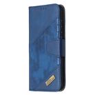 For Samsung Galaxy S20 FE 5G / S20 Lite Matching Color Crocodile Texture Horizontal Flip PU Leather Case with Wallet & Holder & Card Slots(Blue) - 2