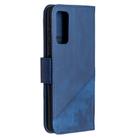 For Samsung Galaxy S20 FE 5G / S20 Lite Matching Color Crocodile Texture Horizontal Flip PU Leather Case with Wallet & Holder & Card Slots(Blue) - 3